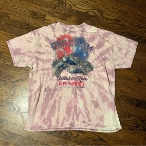 Harley Davidson Men’s Tie-Dye T-Shirt Size 2XL Freedom United We Ride